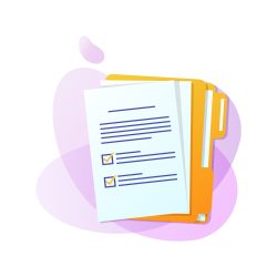 Document Vector Colorful Design Document Vector Colorful Design